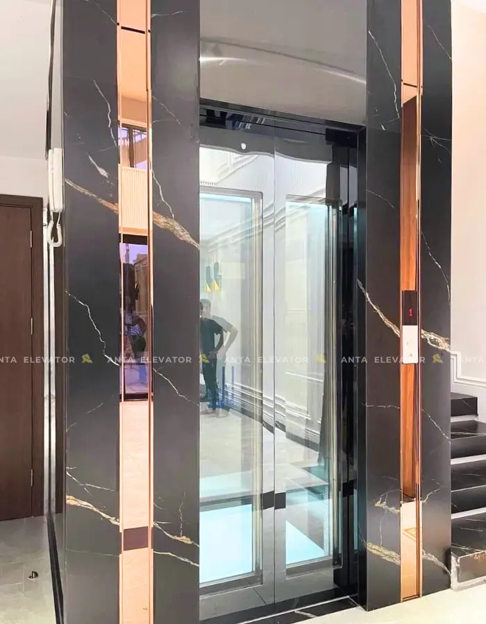 Thang Máy Kính Gia Đình – Ông Quyết – Hoài Đức