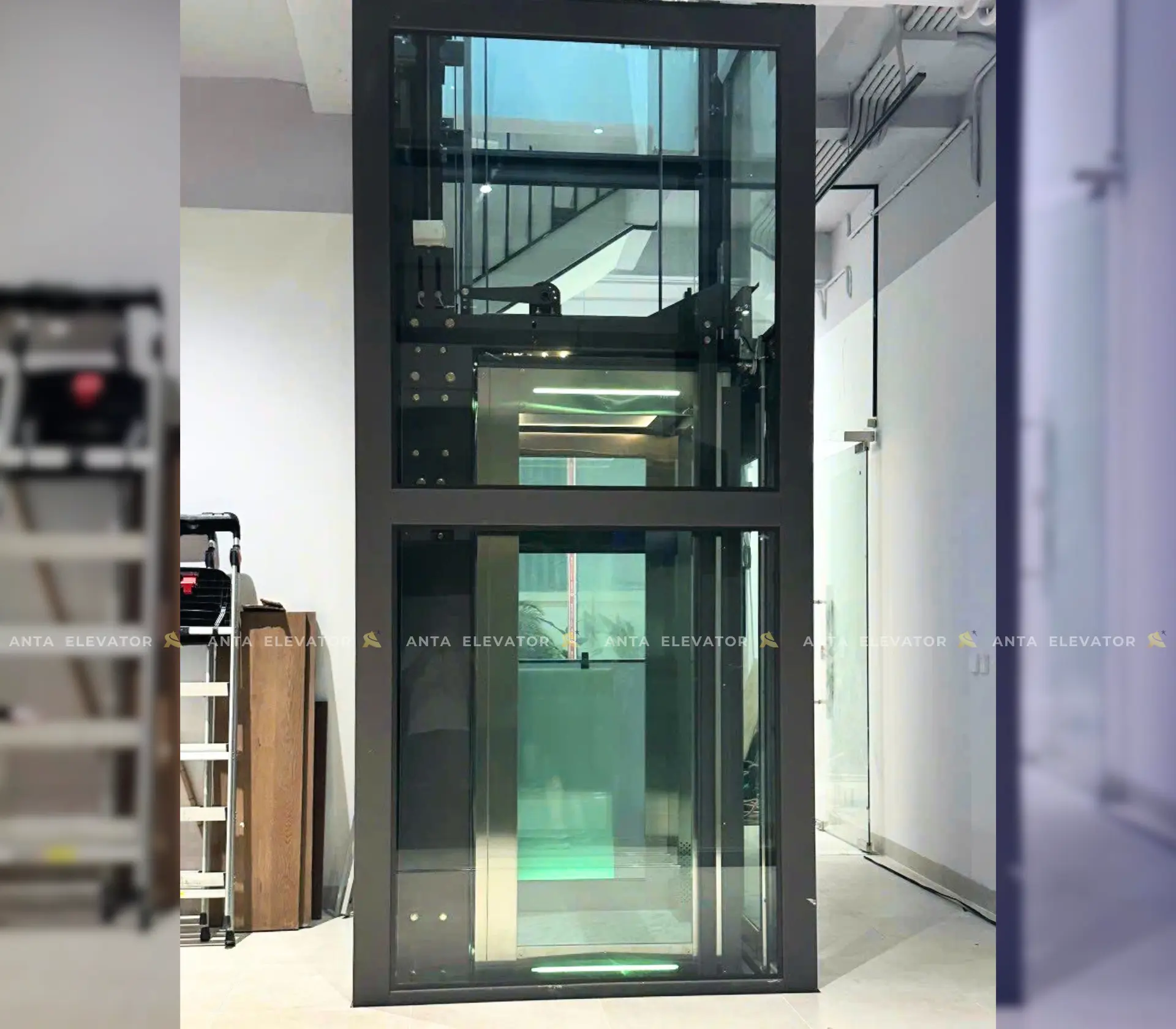 Thang Máy Kính Gia Đình – Ông Tuấn – Vinhomes